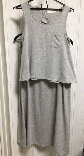 Aラインノースリーブ スカート セットアップ