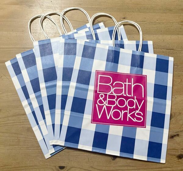 Bath & Body Works バスアンドボディワークス バス&ボディワークス ショッパー ショップ袋 紙袋 5枚セット 