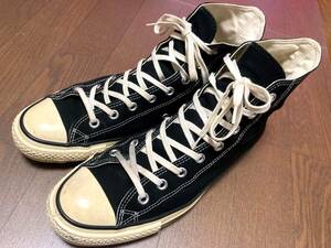 コンバース オールスター J　MADE IN JAPAN　日本製　9.5 28㎝ ブラック　CONVERSE ALL STAR J HI　