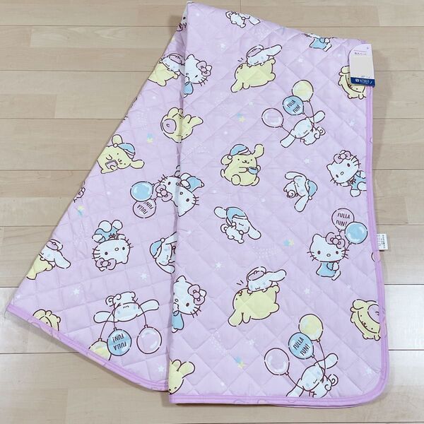 【新品】サンリオ ハローキティー シナモロール ポムポムプリン 敷きパッド サラッと生地 シングル