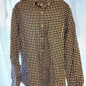 dcollection ブロックチェックシャツ M ブルー