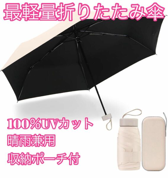最軽量 折りたたみ傘 UVカット 晴雨兼用 男女兼用 大きい 撥水