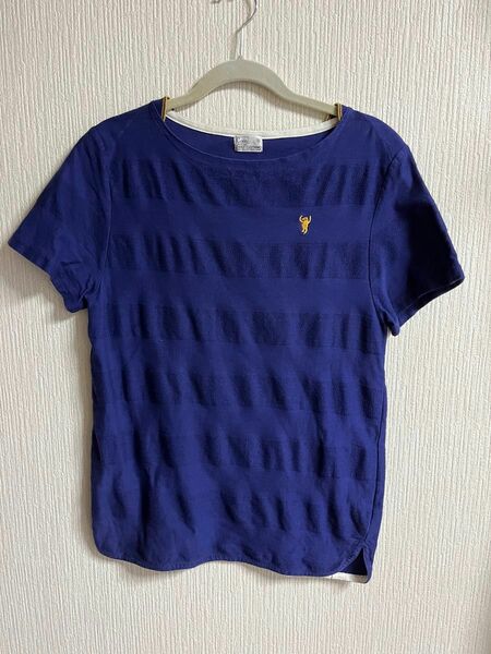 メンズ　coen Tシャツ　Mサイズ　ブルー系