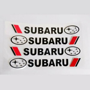 SUBARU スバル　ステッカー　４個組(黒文字）