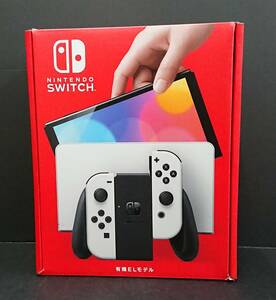 ◎1円スタート！『未使用』任天堂 Nintendo Switch 有機モデル『ホワイト』 本体②