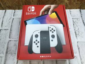 *1 jpy start![ unused ] nintendo Nintendo Switch have machine EL model [ white ] body ②