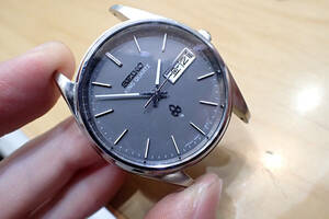 セイコー/SEIKO キングクオーツ ◆ 4823-8110 マットグレーダイヤル　メンズクオーツ腕時計