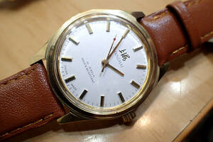 美品 中国製 上海/シャンハイ ◆ねじ込み裏蓋 手巻きアンティークメンズ腕時計