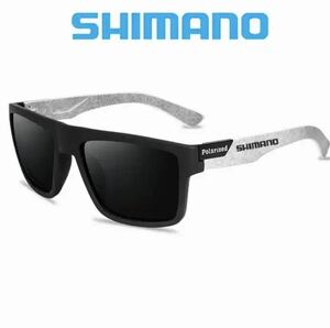 (244) NEW！　SHIMANO　フィッシング　偏光サングラス　UVカット　