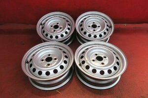 【L34】ホイール4本* (スチール) 14×5J 4穴 PCD 100 +36 送料無料