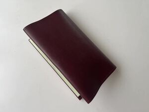  new book bordeaux shrimp tea ... leather * one sheets leather book cover 