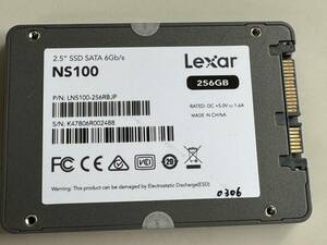 Lexar SSD 256GB【動作確認済み】0306　