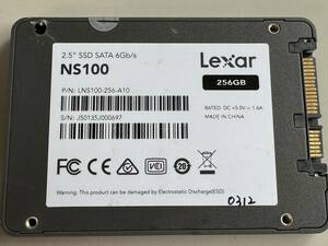 Lexar SSD 256GB【動作確認済み】0312