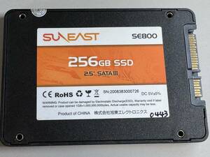 SUNEAST SSD 256GB【動作確認済み】0443　