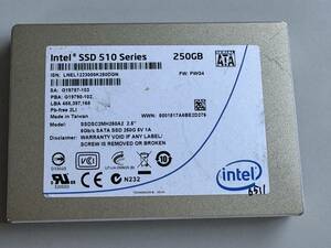 INTEL SSD 250GB【動作確認済み】0511