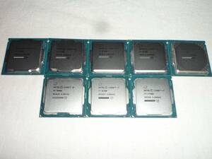  free postage Intel Core i9-9900&i7-8700/7700K/7700 etc. total 8 piece reality goods beautiful 