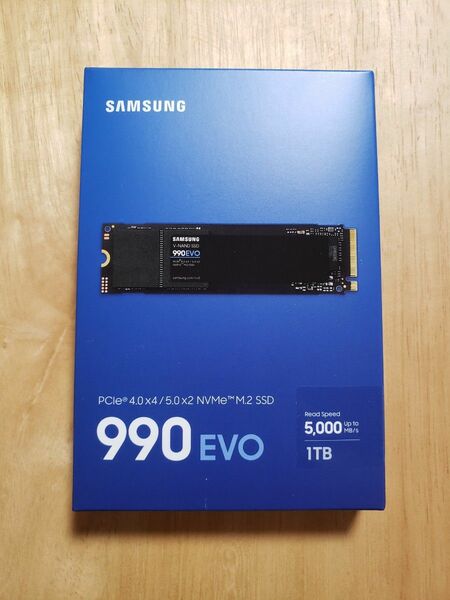 未開封 SAMSUNG 1TB NVMe SSD 990 EVO MZ-V9E1T0B-IT