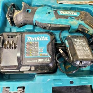 中古使用品 ★ マキタ JR104D 充電式レシプロソー 10.8V バッテリー 充電器 ケース付 ★ makita セーバーソー