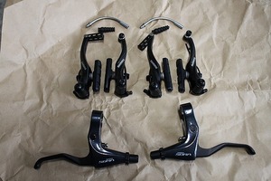 SHIMANO SORA R3000 ブレーキレバー　BR-T4000　Vブレーキ　前後セット　