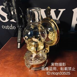  super ultra rare rare high quality Gold camp kerosene lantern oil lamp iron made zinc plating outdoor field mountain climbing 11cmx26cm