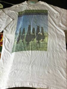 USED 90s ビンテージ Alan Parsons アランパーソンズ Try Anything Once Tシャツ XL ロック バンド vintage tee