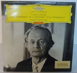 90606P 12LP★ウイルヘルム・ケンプ/BEETHOVEN/3 PIANO SONTAS NO.8 PATHETIQUE/NO.14 MOONLIGHT/NO.23 APPASSIONATA/Grammophon★MG-2002 