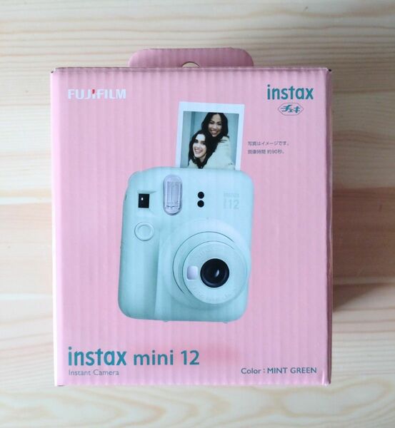 FUJIFILM instax mini12 ミントグリーンフィルム3本30枚分付