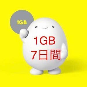 【即対応】1GB 7日間 入力期限7/1 povo2.0 プロモコード