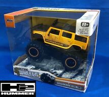 激レア 1台 限定 ハマー H2 ミニカー イエロー カラー Jada BIG TIME HUMMER H2 4×4 1/32 新品 GM ライセンス品_画像1