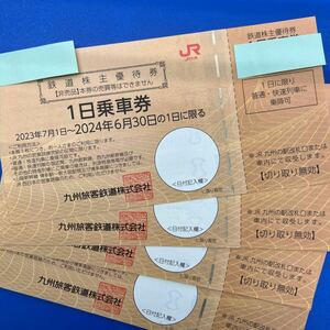 JR Kyushu stockholder complimentary ticket 1 day passenger ticket 