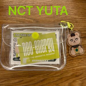 韓国　スタバ　スターバックス　非売品　限定 YUTA nct 購入特典 ポーチ セット　シール　