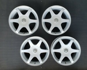 ASISS 15インチアルミホイール(FR車用) 15x6.5JJ +24 PCD114.3 4/5H 1台分☆程度良品☆