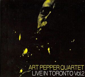 CD　★LIVE IN TRONTO VOL.2 ART PEPPER アート・ペッパー 　国内盤　(NOCD5663)　デジパック