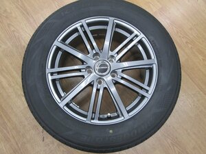 ★中古品★アルミホイール付きタイヤ 1本 BRIDGESTONE REGNO GRVⅡ 225/60R17 2022年製 17x7J 5H-114.3 +38【他商品と同梱歓迎】