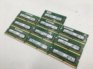 ♪▲【Samsung サムスン】ノートPC用 メモリ 4GB DDR4 大量 部品取り 10点セット まとめ売り 0603 13