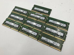 ♪▲【Samsung】ノートPC用 メモリ 4GB DDR4 大量 部品取り 10点セット まとめ売り 0605 13