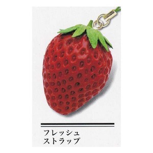  blue . kingdom collection strawberry .. strap & magnet fresh strap .. Club gachapon figure 