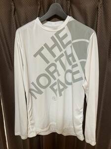 THE NORTH FACE long T North Face long sleeve T shirt white M running for 