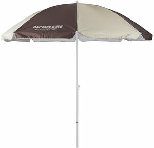 Captain Stag eks gear UV cut parasol 200cm Brown × khaki -UD-0001