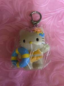 HELLO KITTY sea . liking! Kitty Chan swim ring bikini VERSION mascot netsuke strap a bit sunburn 