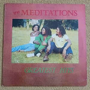 THE MEDITATIONS『GREATEST HITS』輸入盤LPレコード / GREENSLEEVES / GREL 69