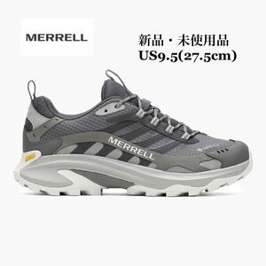 MERRELL MOAB SPEED 2 GORE TEX メレル モアブ スピード2 ゴアテックス ASPHALT アスファルト GRAY グレー メンズ スニーカー US9.5