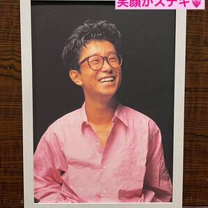 額装品★大江千里③グラビア★歌手と俳優をこなすイケメン大江千里さん!★当時印刷物★A4サイズ★額入り★ありがとう★格好悪いふられ方★