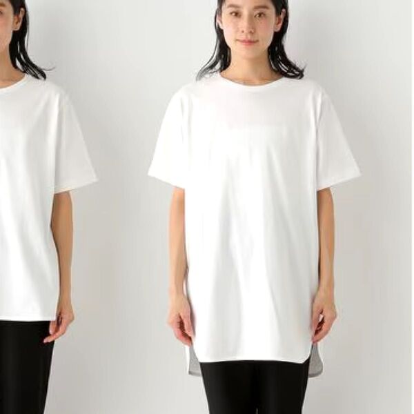 LEPSIM スソラウンドレイヤードTシャツ