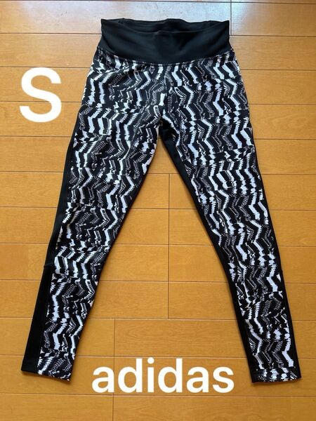 adidas トレーニングパンツS ヨガウェア レギンス レギパン ブラック