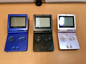 [ Junk body ]Nintendo nintendo AGS-001 Game Boy Advance SP set sale total 3 pcs [1 jpy start!]