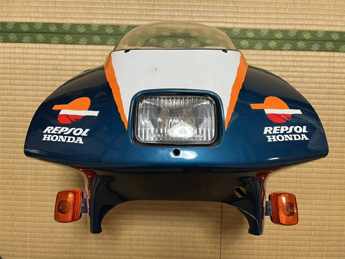 NSR50 アッパーカウル、フロントカウル、レプソルカラー