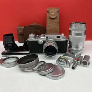 □ Canon IVSb 4Sb型 フィルムカメラ レンジファインダー ボディ 50mm F1.8 / 135mm F3.5 レンズ ジャンク 付属品 キャノン
