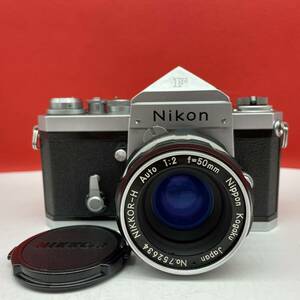□ Nikon F アイレベル 一眼レフカメラ フィルムカメラ ボディ NIKKOR-H Auto 50mm F2 レンズ 動作確認済 シャッターOK ニコン