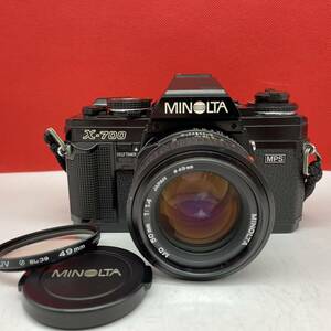 □ MINOLTA X-700 MPS ボディ 一眼レフカメラ フィルムカメラ MD 50mm F1.4 レンズ ジャンク ミノルタ